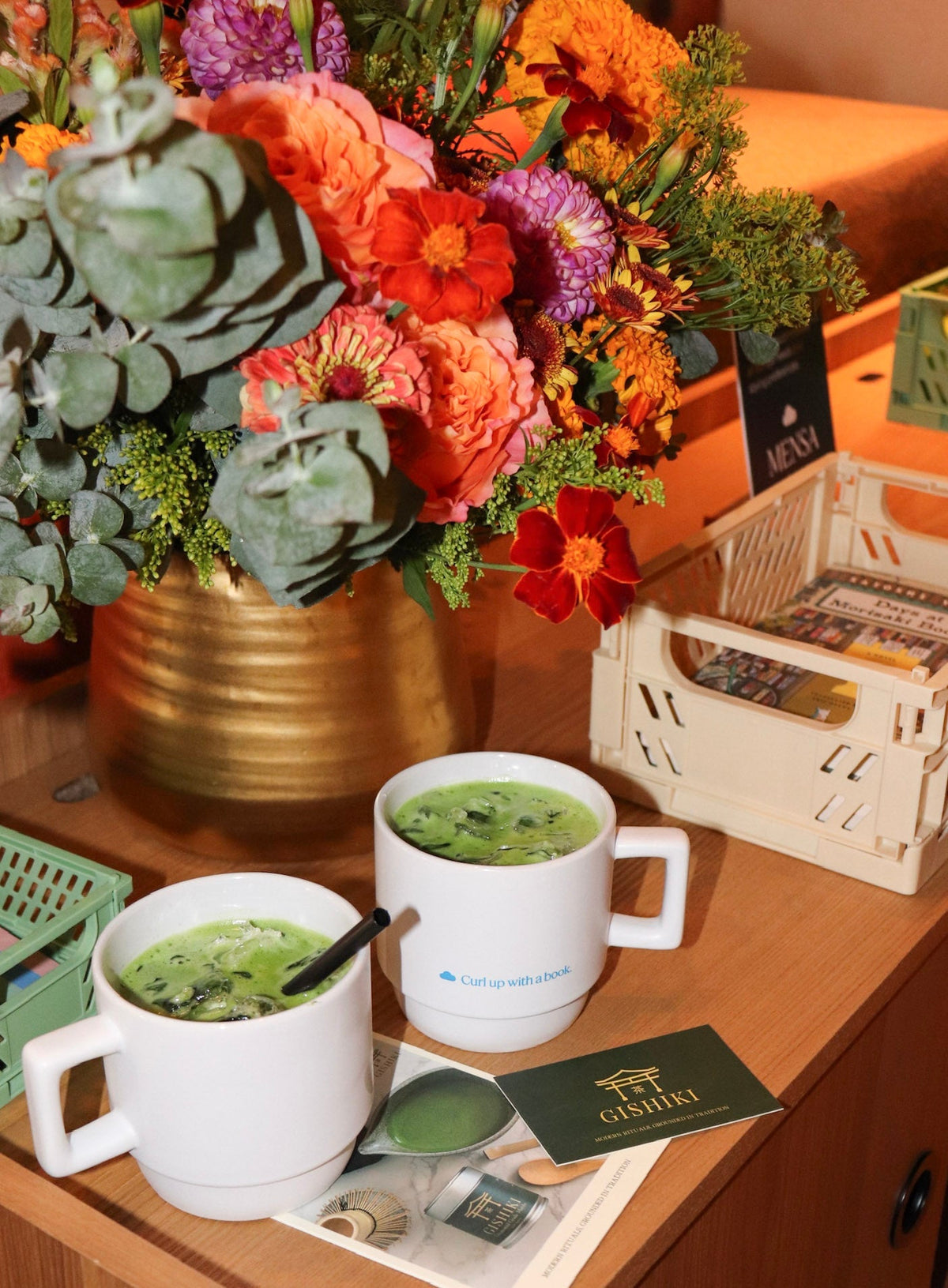 Cozey x Gishiki matcha collaboration