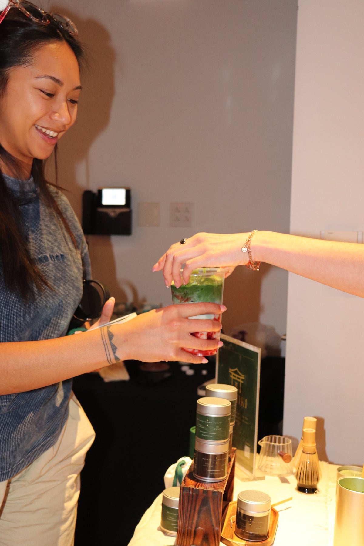 Office Matcha Cart Activation at Sony Music & The Orchard in NYC
